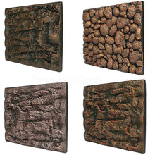 Load image into Gallery viewer, 3D Foam Rock Reptile Stone Aquarium Background Backdrop Fish Tank Board Decor Wholesale PU Leather Foam 60x45x3cm
