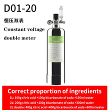 Load image into Gallery viewer, ZRDR aquarium DIY CO2 generator system kit with pressure air flow regulator solenoid valve CO2 valve carbon dioxide gas cylinder
